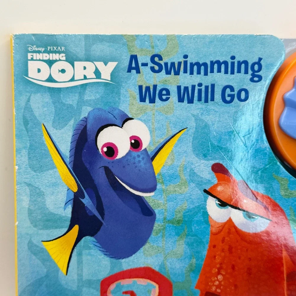 Disney Pixar Finding Dory A-Swimming We Will Go Play-a-Sound Board Book Toddler